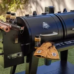 smoker grill combo