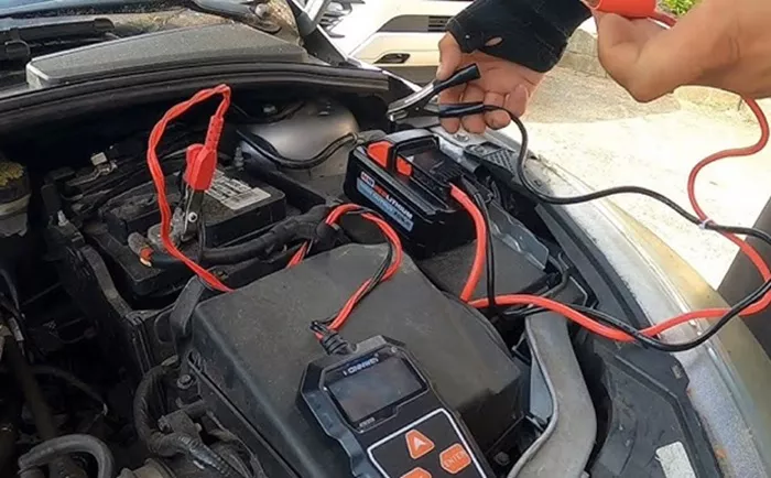 Jump a Car with a Drill Battery