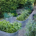 galvanized steel raised garden bed