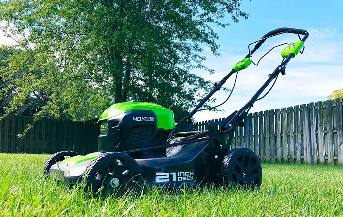 greenworks electric mower